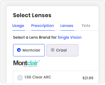 Select lens package