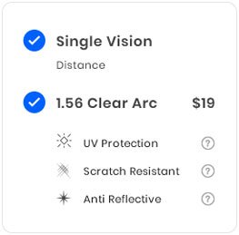 Select lenses and lens package