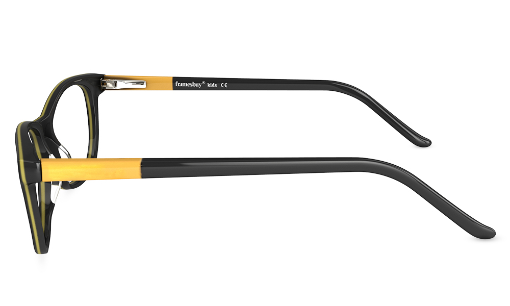 Taz Rectangle Black Full Rim Eyeglasses
