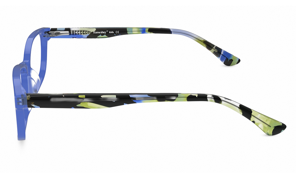 Dory Rectangle Blue Full Rim Eyeglasses