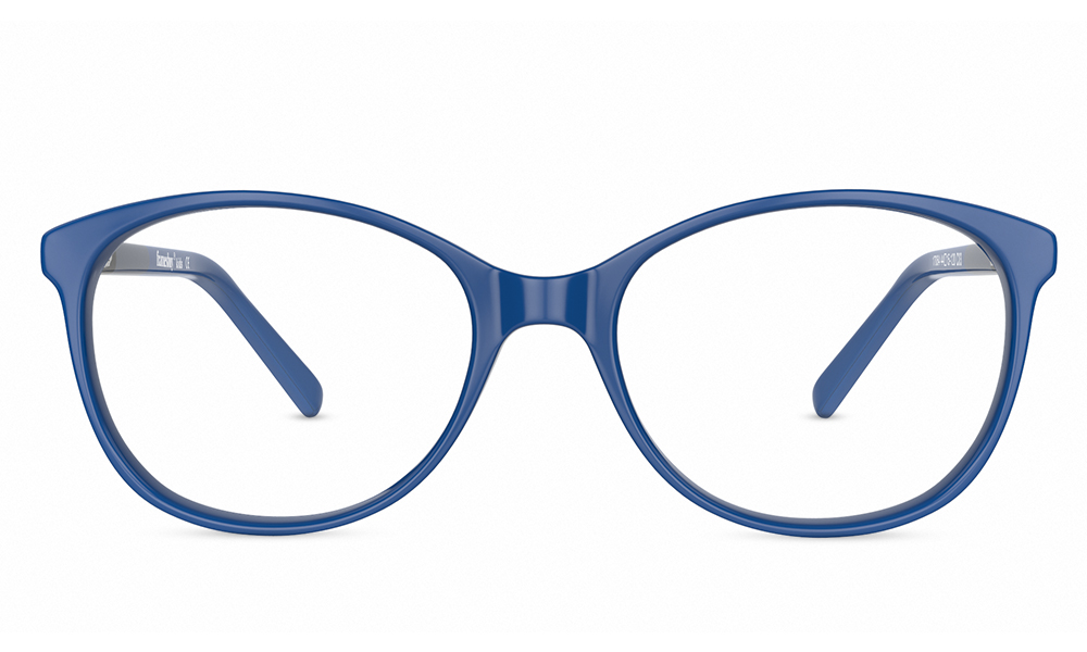 Nala Oval Blue Full Rim Eyeglasses