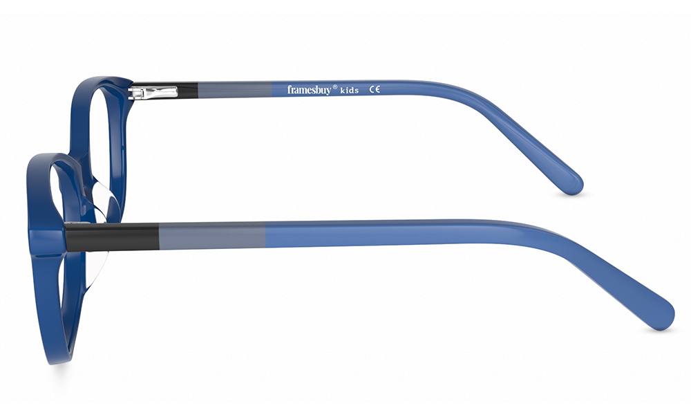 Nala Oval Blue Full Rim Eyeglasses