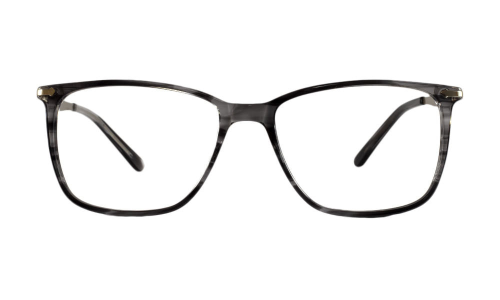 Cinder Square Black Full Rim Eyeglasses