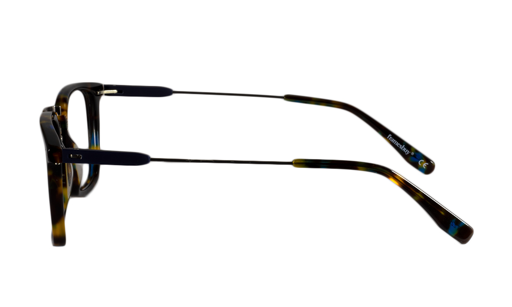Fleur Square Brown Full Rim Eyeglasses