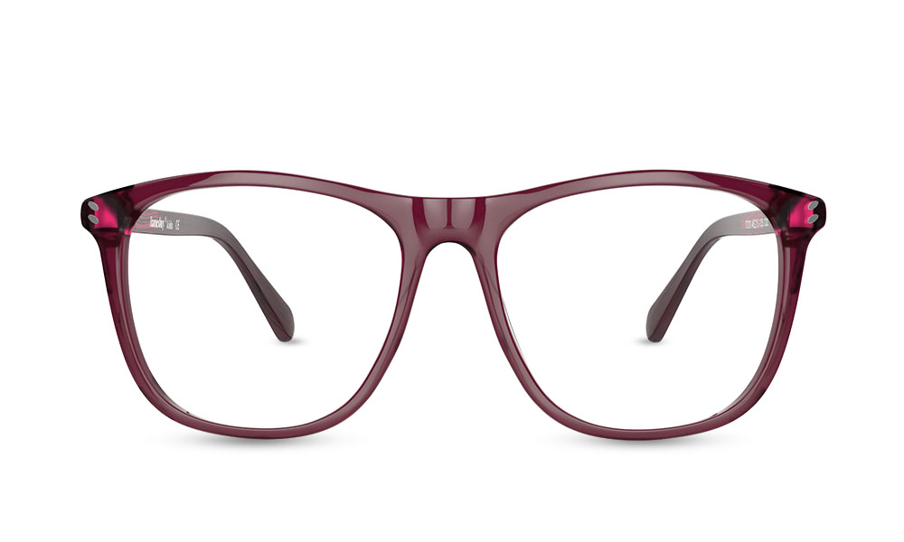 Eva Square Purple Full Rim Eyeglasses