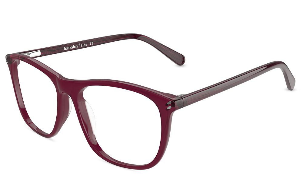 Eva Square Purple Full Rim Eyeglasses