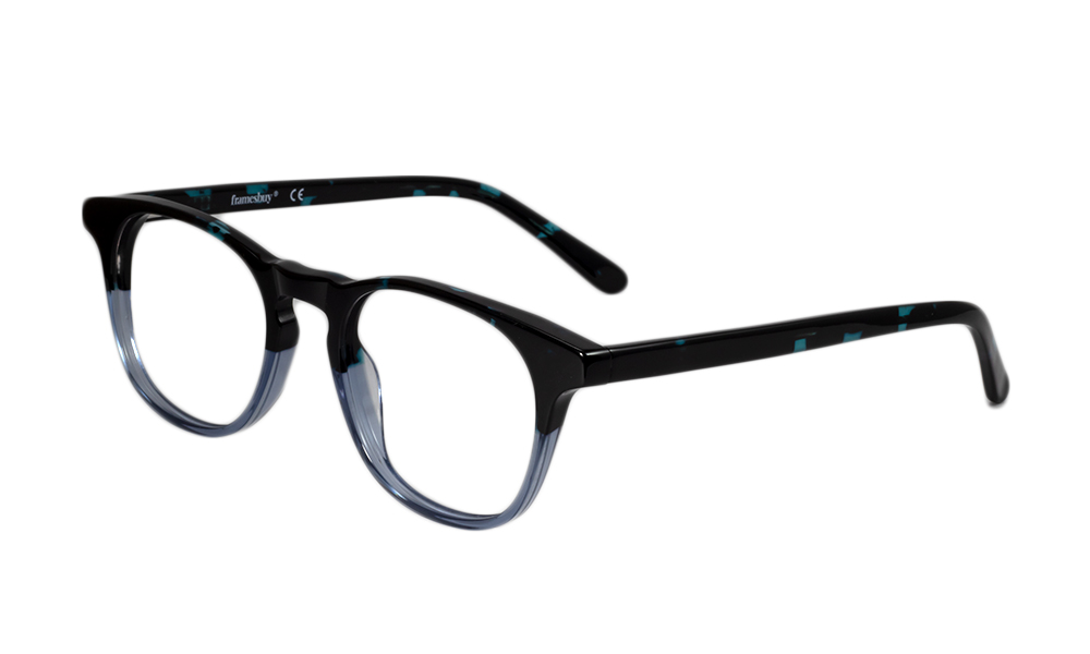 Nobia Round Black Full Rim Eyeglasses