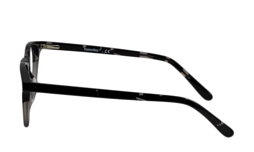 Nobia Round Black Full Rim Eyeglasses