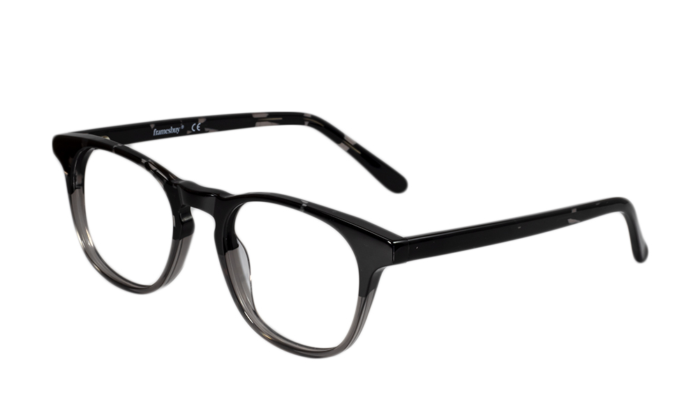Nobia Round Black Full Rim Eyeglasses