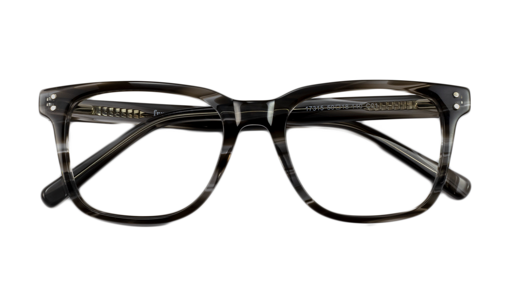 Jester Square Black Full Rim Eyeglasses