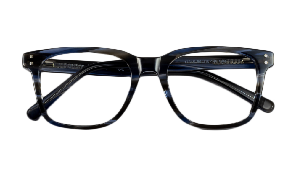 Starla Square Blue Full Rim Eyeglasses