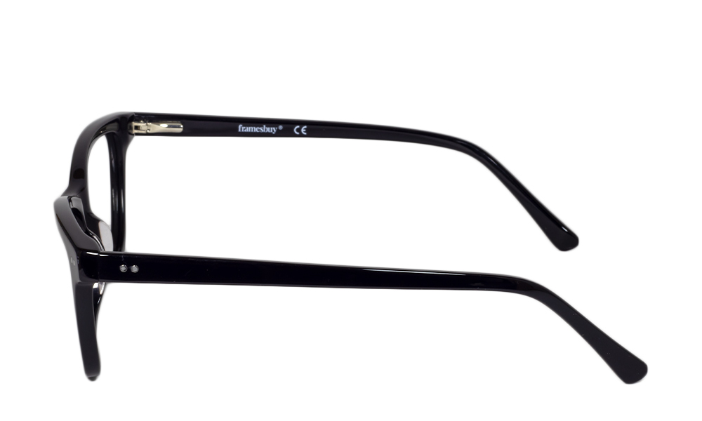 Gillian Wayfarer Black Full Rim Eyeglasses