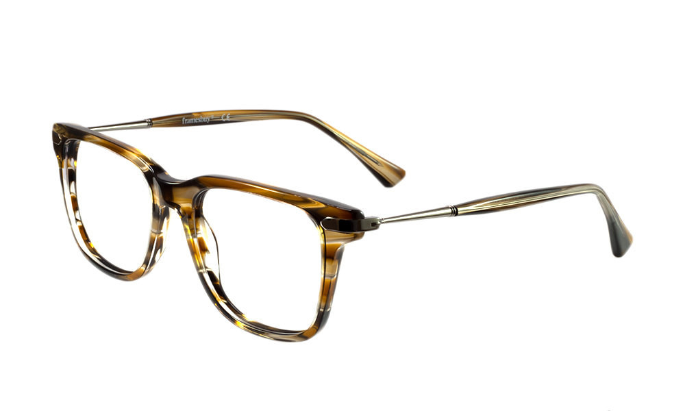 Rolo Square Brown Full Rim Eyeglasses