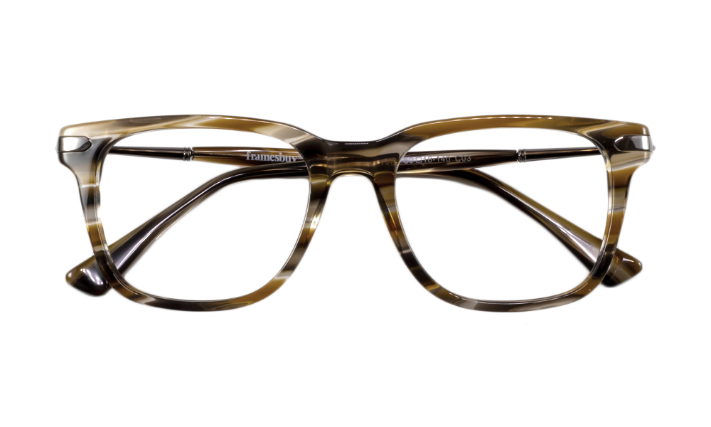 Rolo Square Brown Full Rim Eyeglasses