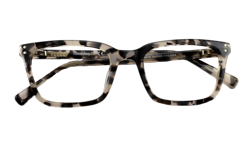 Freya - Beige Square Full Rim Glasses Frame | Framesbuy