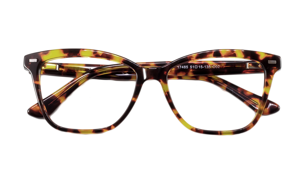 Arturo Horn Brown Full Rim Eyeglasses