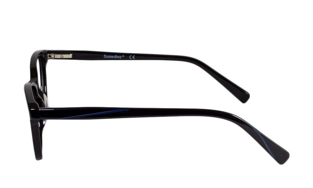 Nero Oval Black Full Rim Eyeglasses