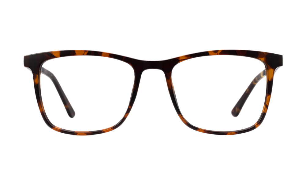 Aubrey Square Brown Full Rim Eyeglasses