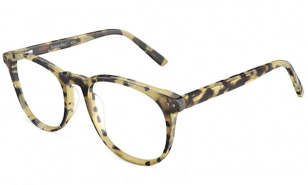 Mufasa Round Leopard Full Rim Eyeglasses