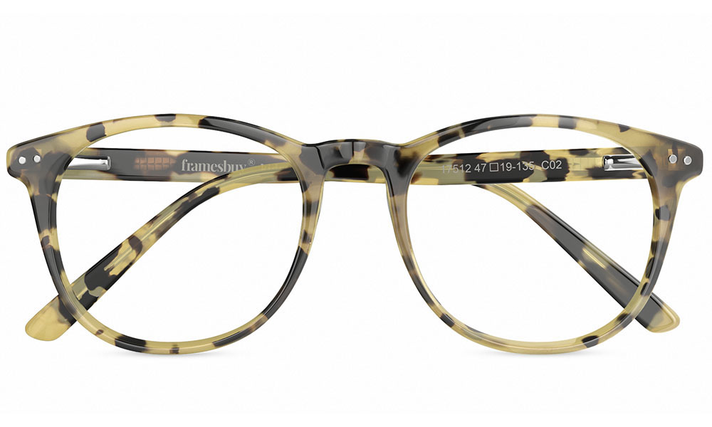 Mufasa Round Leopard Full Rim Eyeglasses