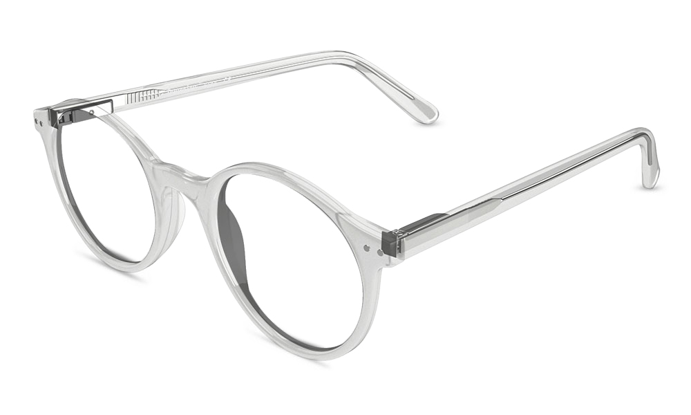 Shawn Round Clear Full Rim Eyeglasses