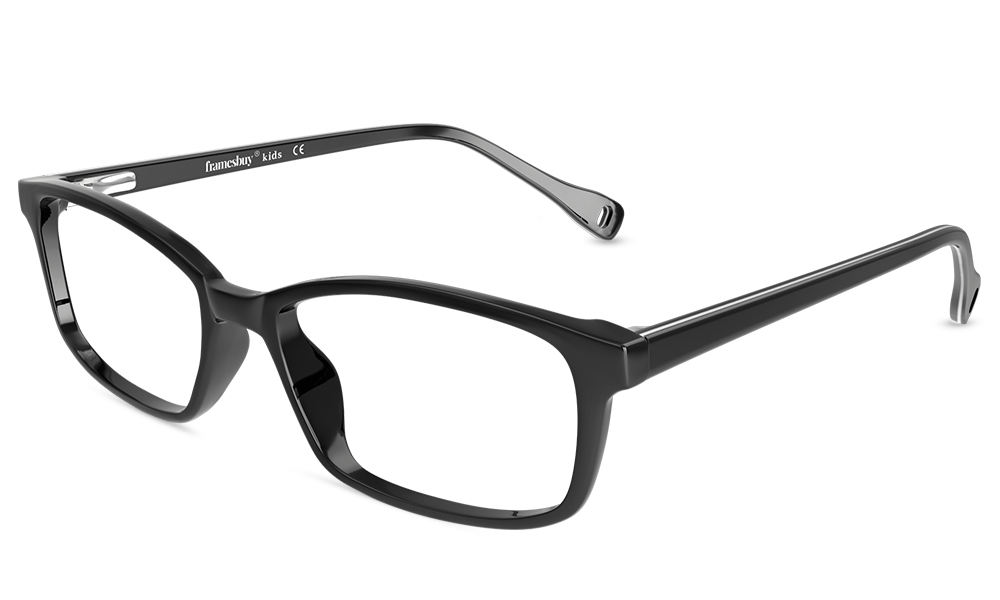 Dexter Rectangle Black Full Rim Eyeglasses