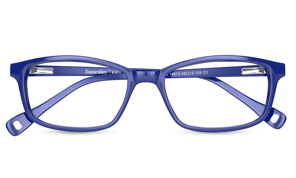 Dexter Rectangle Blue Full Rim Eyeglasses