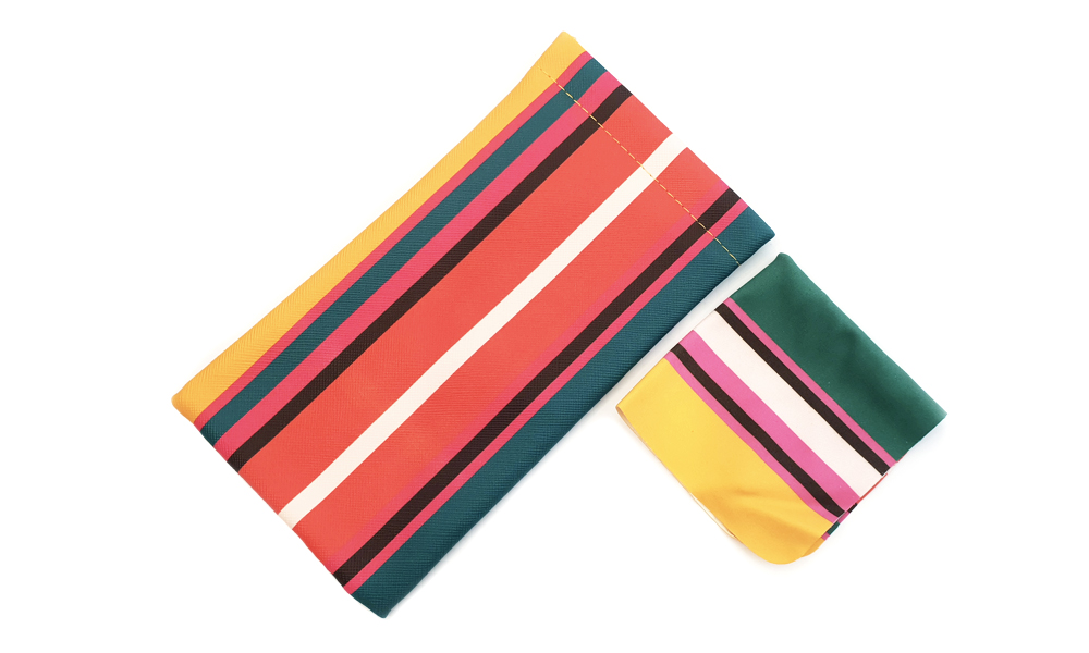 Stripes Soft Pouch Case