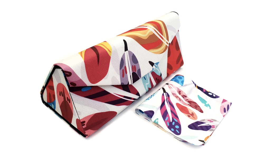 Funky Leaves Folding Case  Abstract  Cases