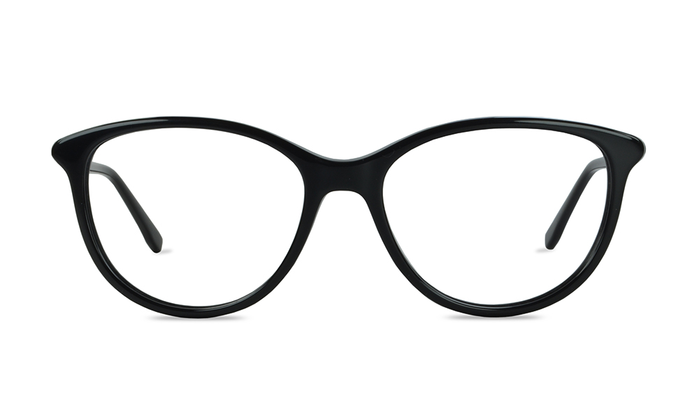 Pepster Horn Black Full Rim Eyeglasses