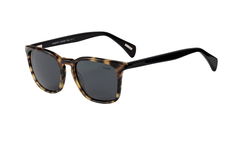 Pepe 25737 Wayfarer Black Full Rim Sunglasses
