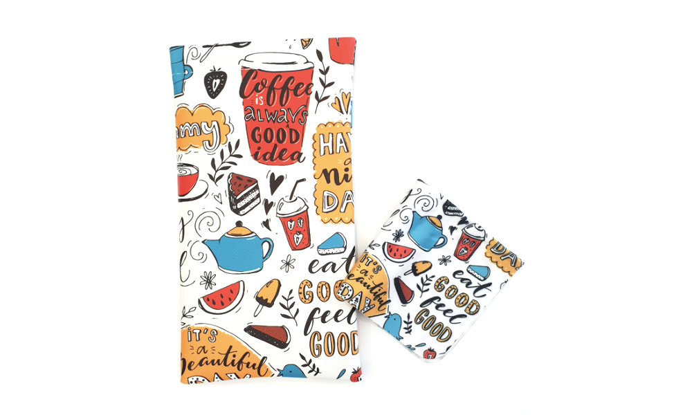 Foodie Print Soft Pouch Case  Abstract  Cases