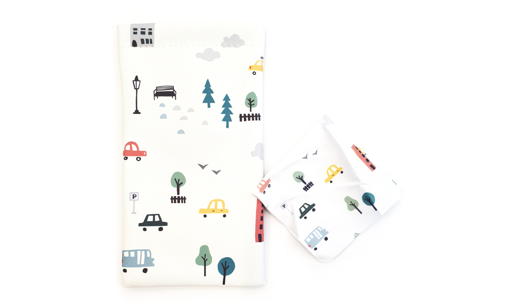 City Street Soft Pouch Case  Abstract  Cases