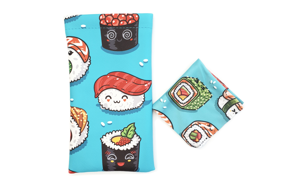 Sushi Rolls Soft Pouch Case  Abstract  Cases