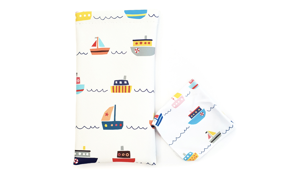 Smooth Sailing Soft Pouch Case  Abstract  Cases