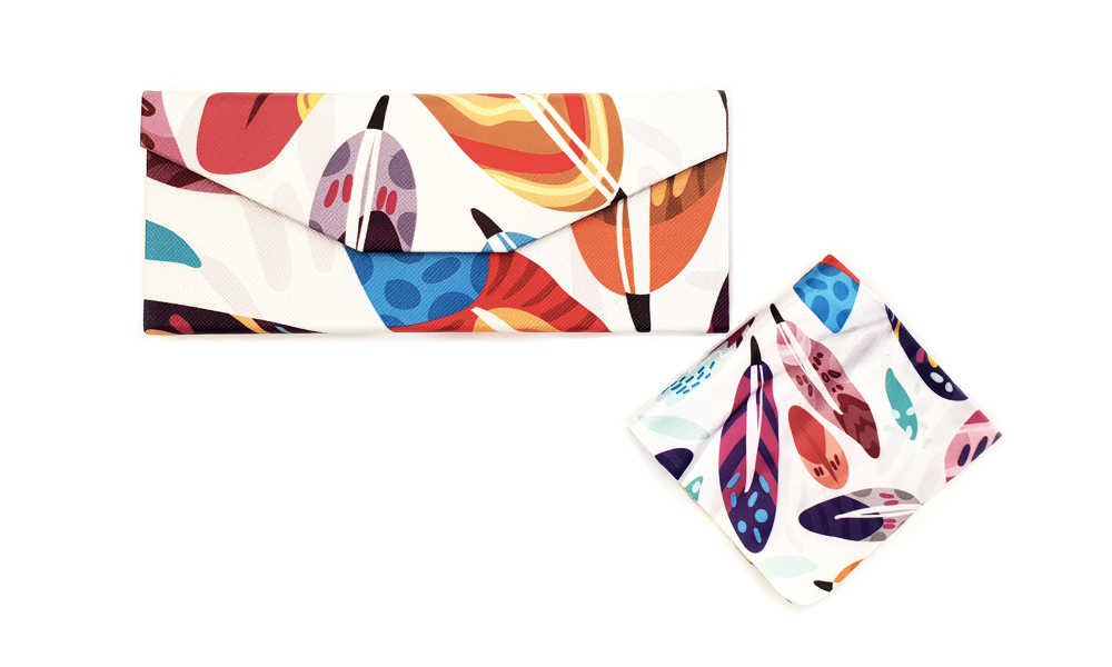 Funky Leaves Folding Case  Abstract  Cases