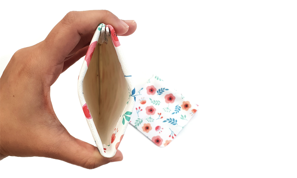 Little Blossoms Soft Pouch Case  White  Cases