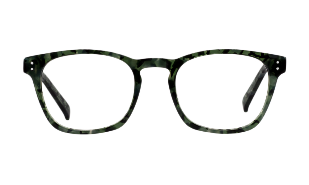 Greza Wayfarer Green Full Rim Eyeglasses