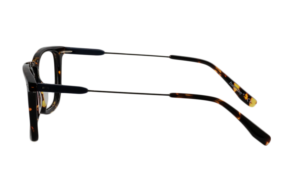 Bozo Square Brown Full Rim Eyeglasses