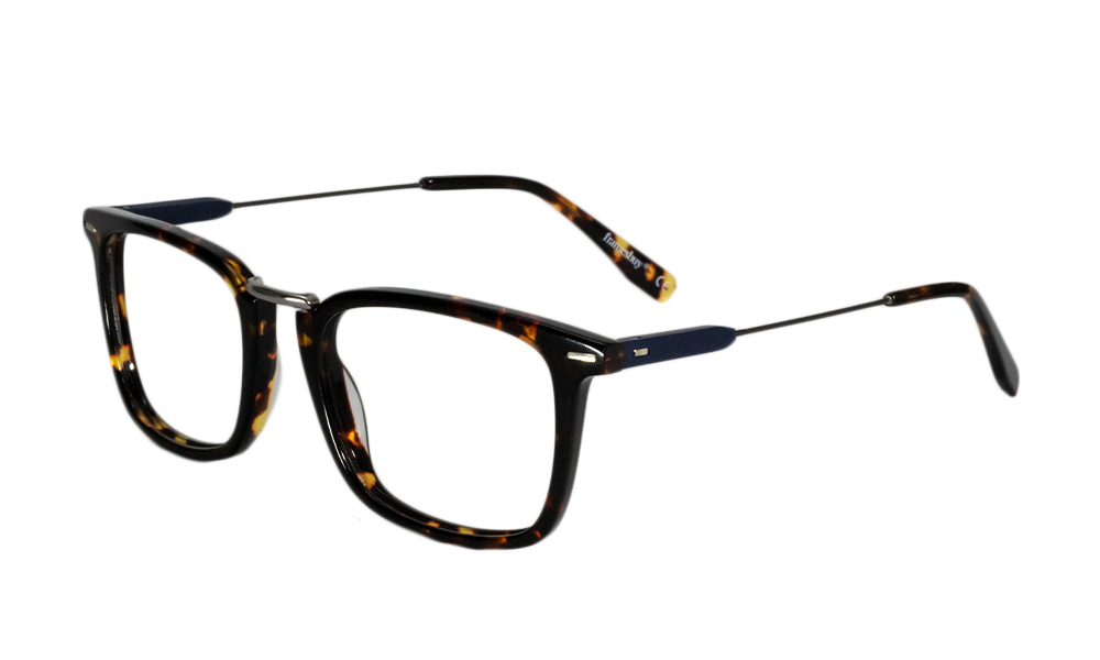 Bozo Square Brown Full Rim Eyeglasses