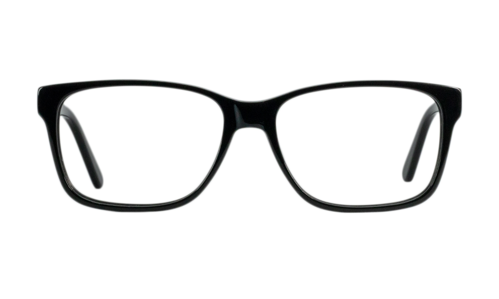 Preto Square Black Full Rim Eyeglasses