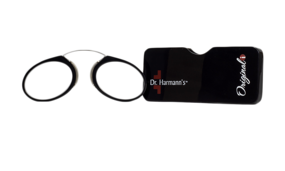 Original i Round Black Full Rim Readingglasses