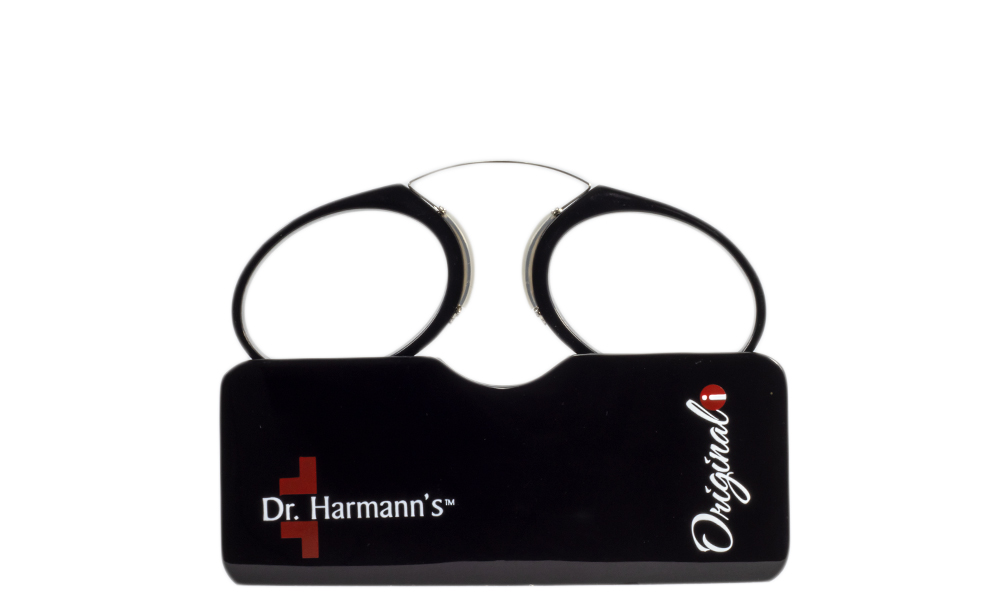 Original i Round Black Full Rim Readingglasses