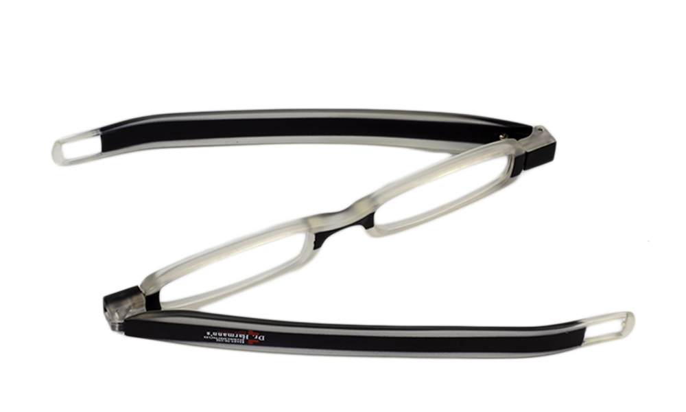 Library1 Rectangle Black Full Rim Readingglasses