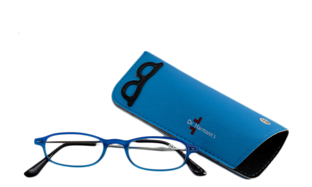 Library4 Round Blue Full Rim Readingglasses