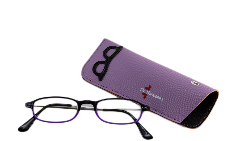 Library4 Round Purple Full Rim Readingglasses