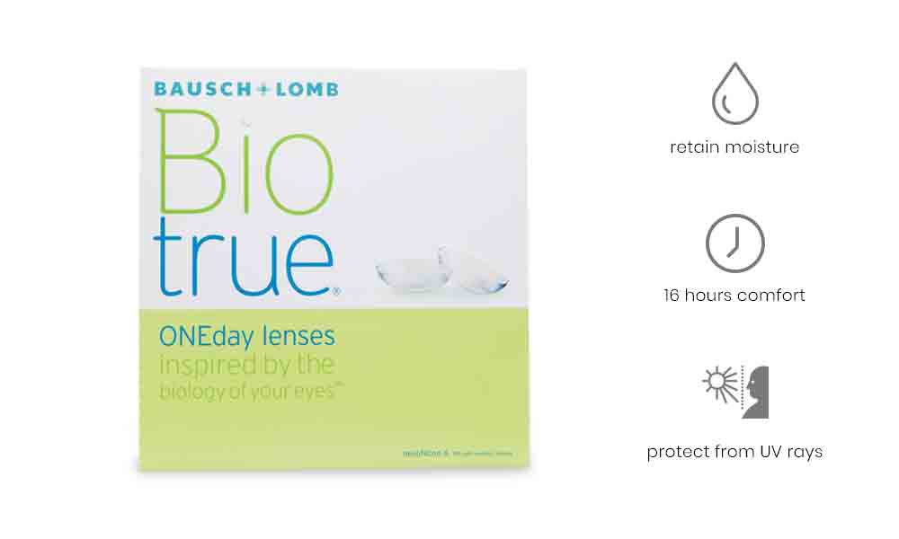 Daily Biotrue ONEday 90 Lenses Box    Contactlenses