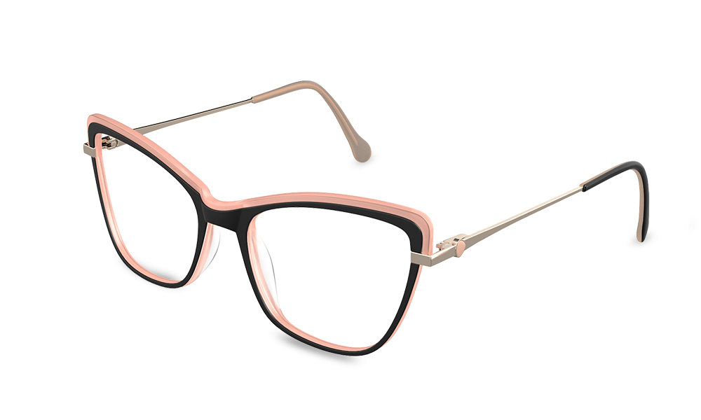Sherri Cat Eye Beige Full Rim Eyeglasses