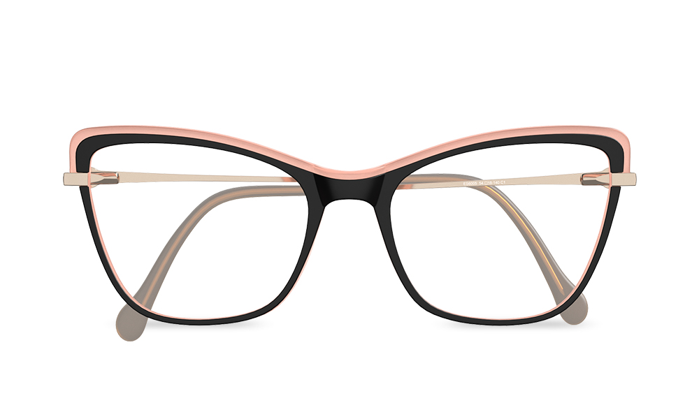 Sherri Cat Eye Beige Full Rim Eyeglasses