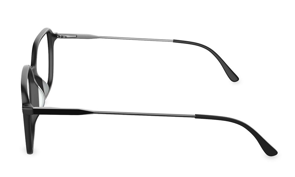 Udda Square Black Full Rim Eyeglasses